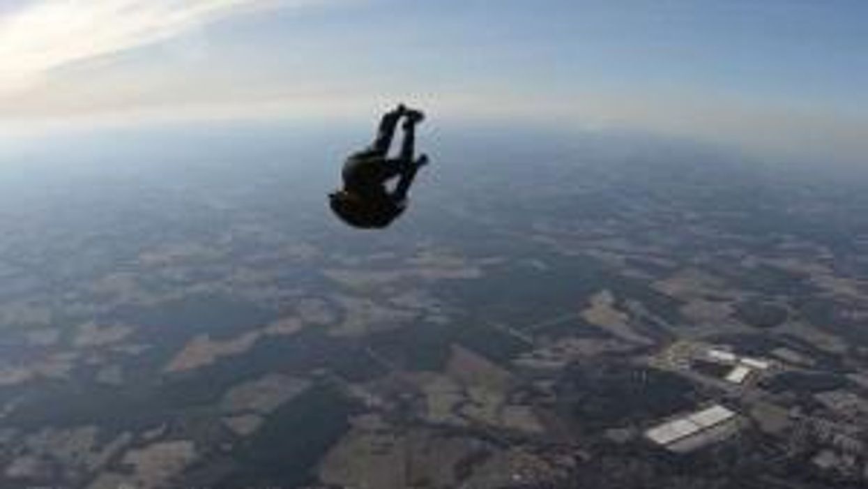 Skydiver hits ground at 125mph - and survives