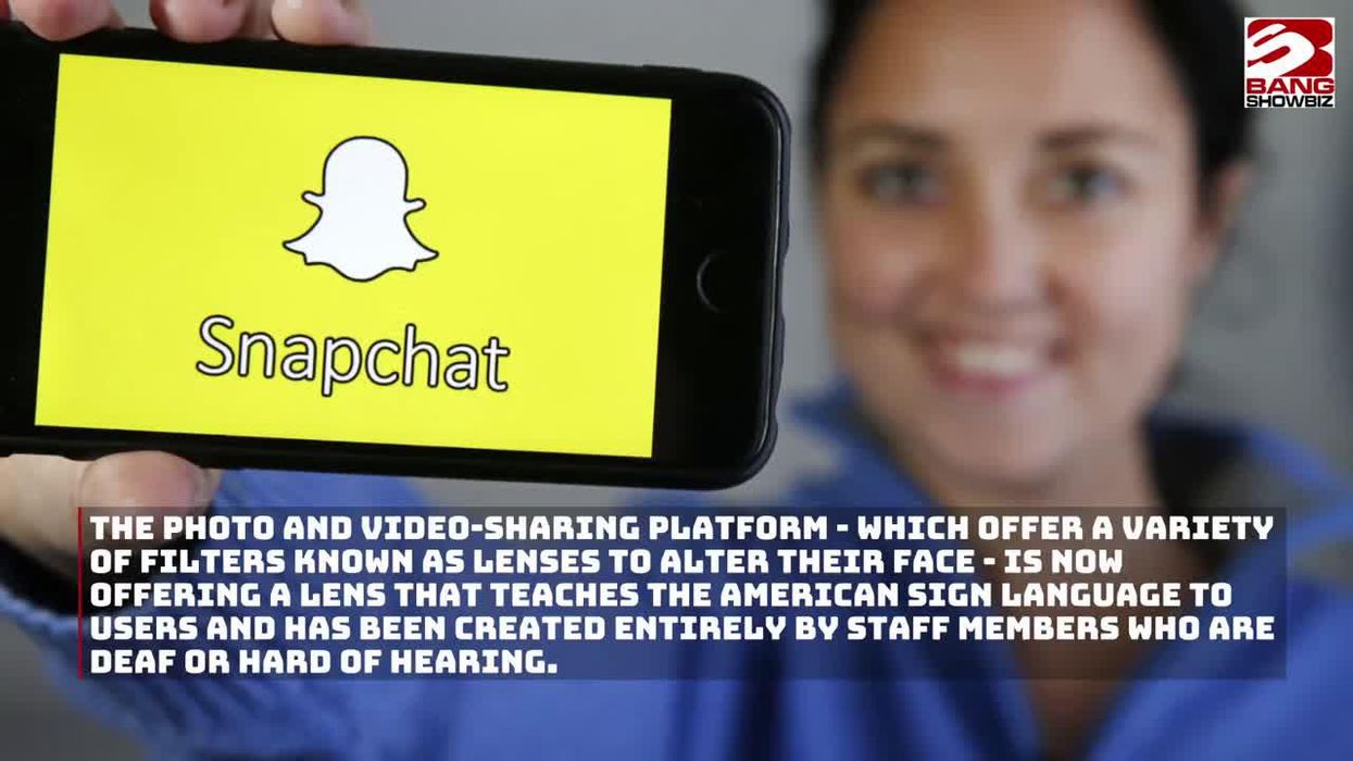 Snapchat launches sign language-learning lens