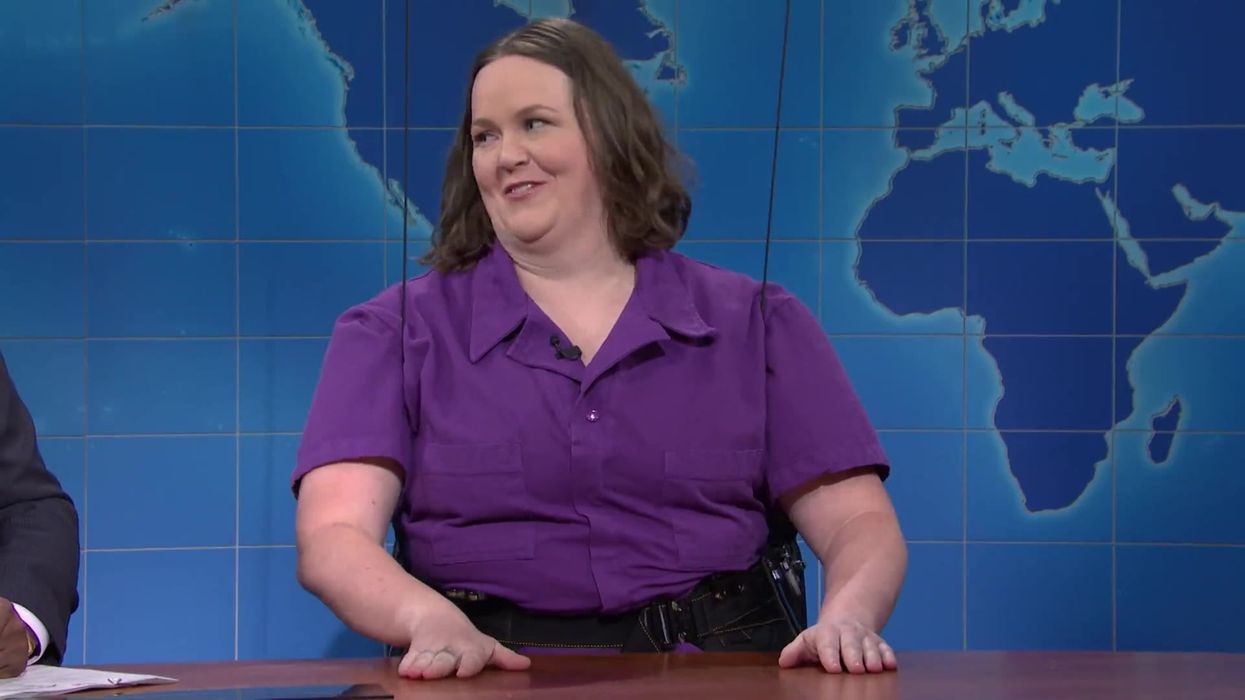 SNL's first non-binary comedian fights back against healthcare bans for transgender kids