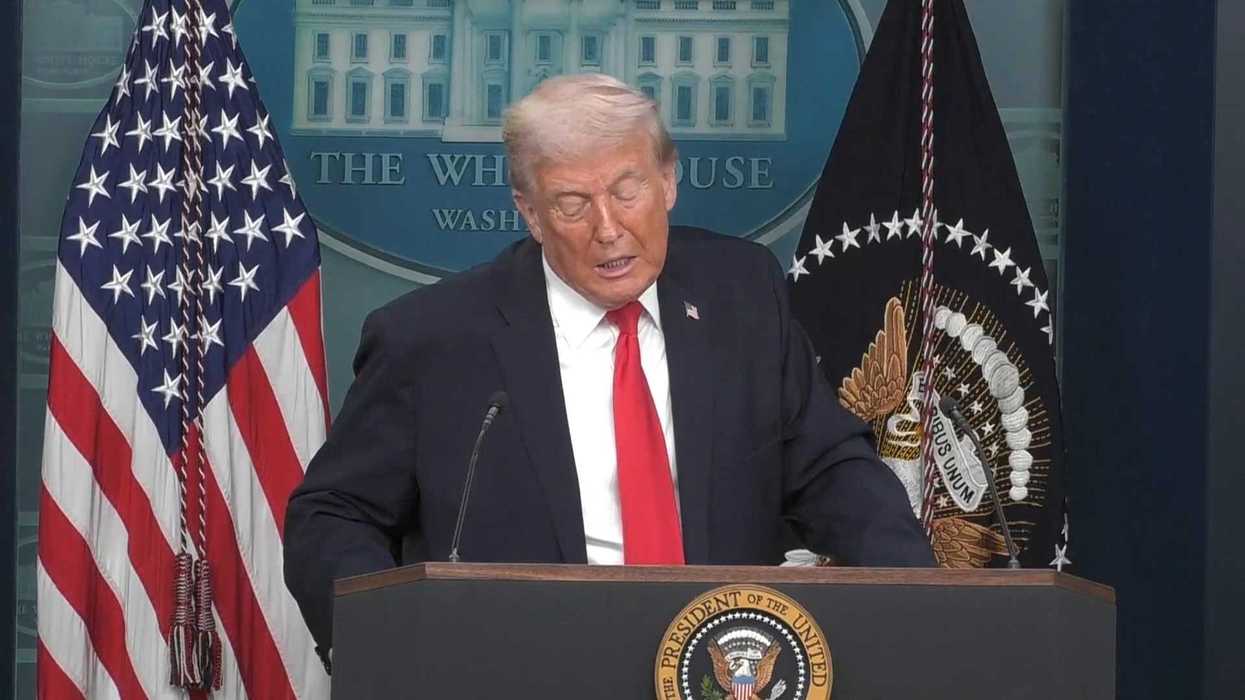 Trump criticised over posting AI video of himself wrestling tiger that killed man