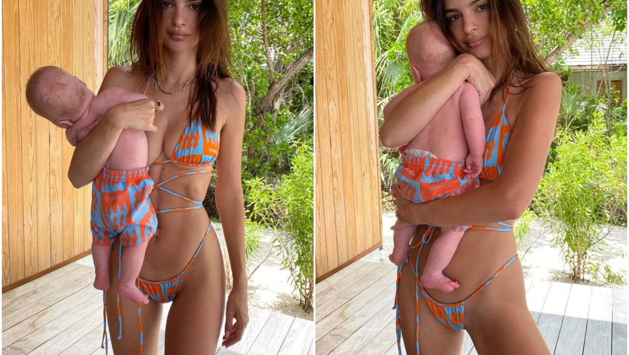 <p>Social media has been divided over the recent ‘mum-shaming’ of the model</p>
