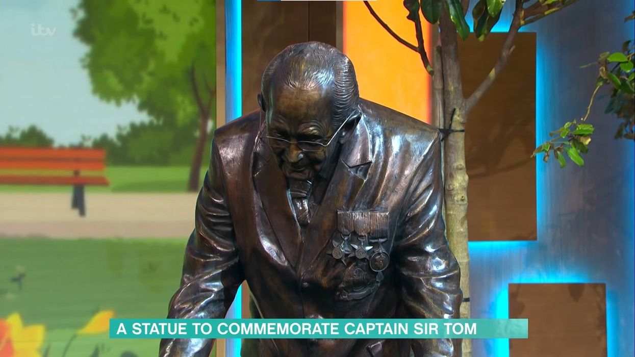 Someone is selling a life-size Captain Sir Tom Moore statue online for £29,000