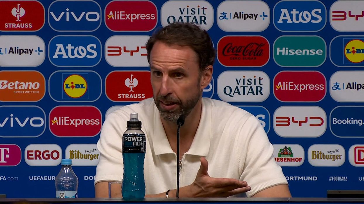 Jimmy Floyd Hasselbaink forgets he’s Dutch as he briefly celebrates England win