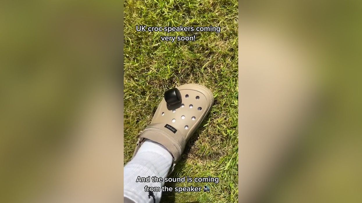 You can now get a Bluetooth speaker that attaches to your Crocs