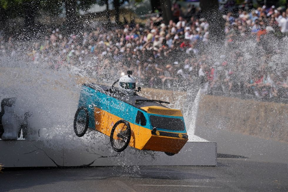 Wacky racers descend on Alexandra Palace for soapbox challenge