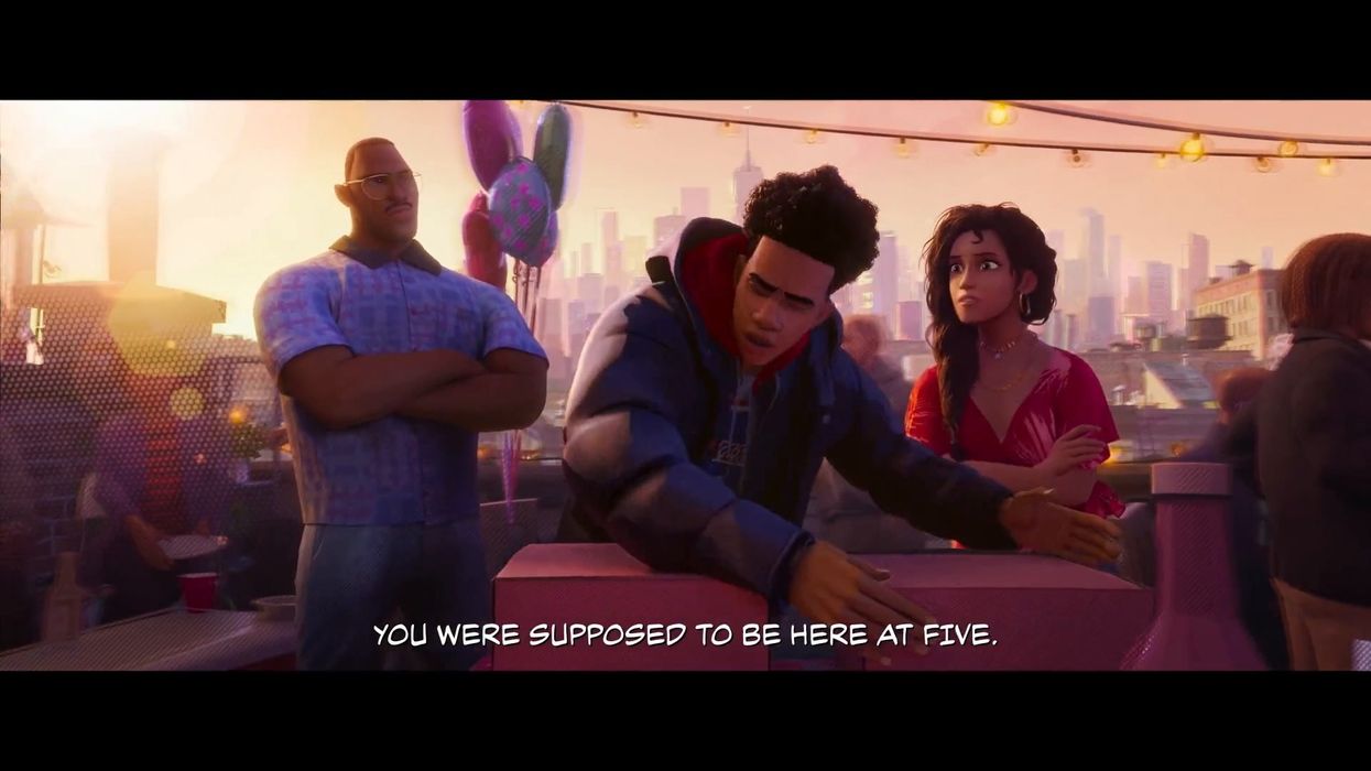 Spider-Man fans notice Spider-Verse trailer has sweet message to trans community