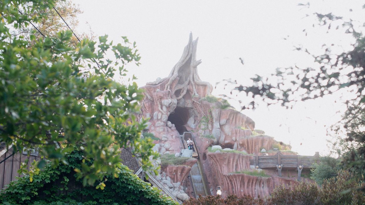 Terrifying moment Disney's Splash Mountain ride sinks with guests on board