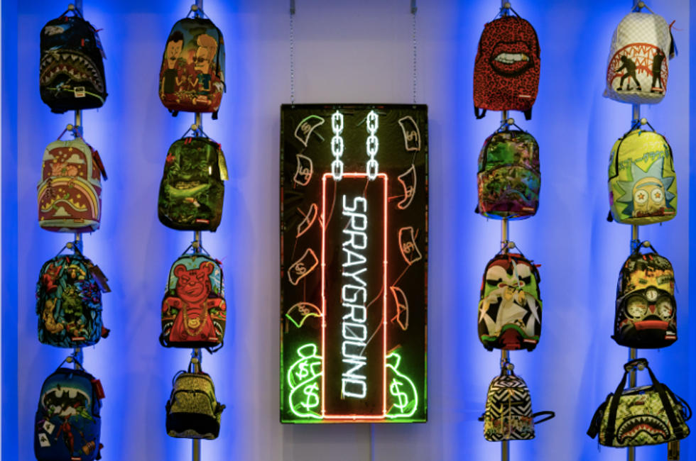 Sprayground What to know about the hip NYC brand and its Times Square