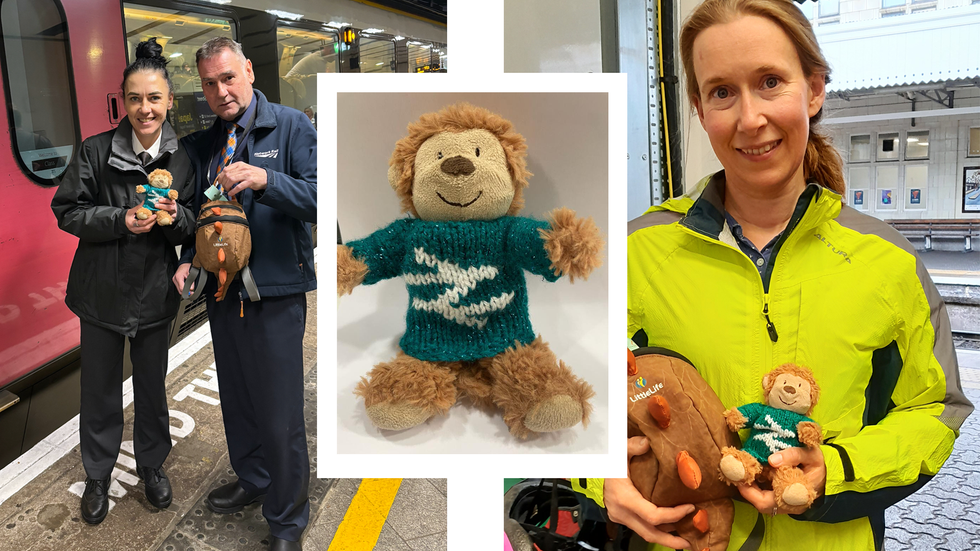 Lost toy monkey returned to toddler after 600-mile rail adventure