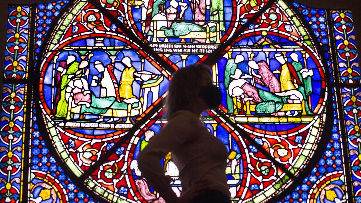 Stained glass window from Canterbury Cathedral