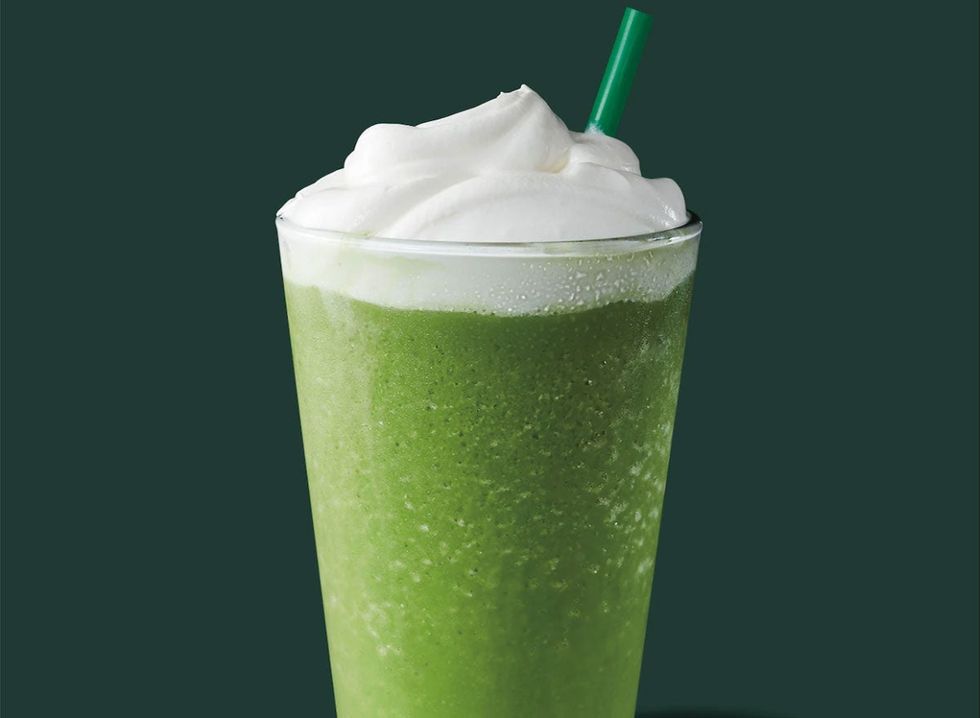 Starbucks Matcha Green Tea Cr\u00e8me Frappuccino