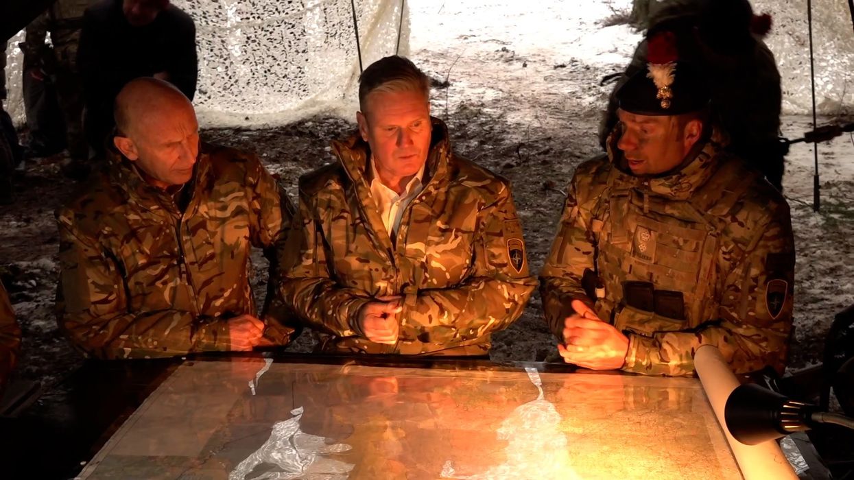 Keir Starmer dressed up in military uniform becomes the latest political meme