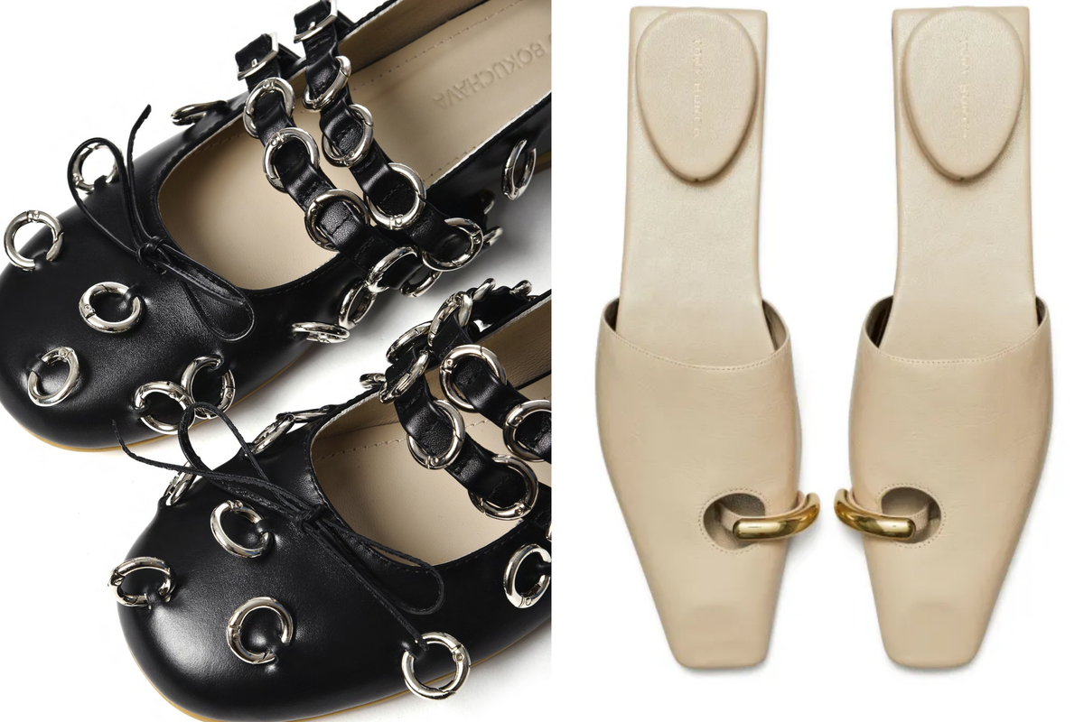 Step aside body piercings - pierced shoes are the trend that's got fashion lovers divided