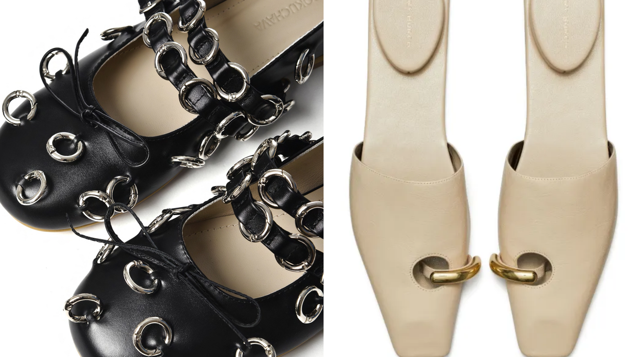 Step aside body piercings - pierced shoes are the trend that's got fashion lovers divided