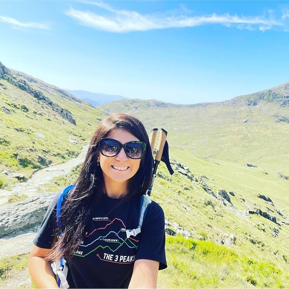 Daughter climbs three peaks to scatter father’s ashes and fundraise for charity
