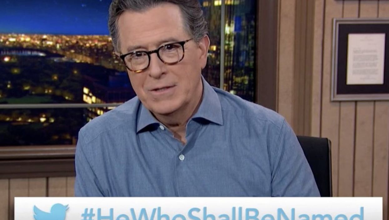 Stephen Colbert wants your suggestions on what to call former President Donald Trump