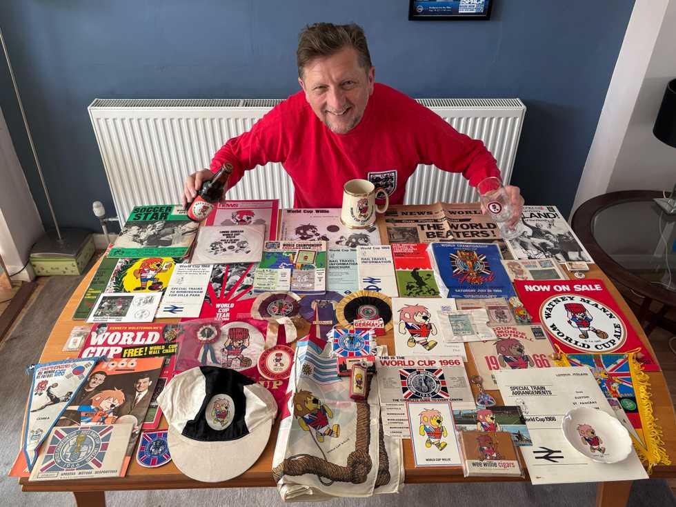 Collector of 1966 World Cup memorabilia says fans being ‘priced out of game’