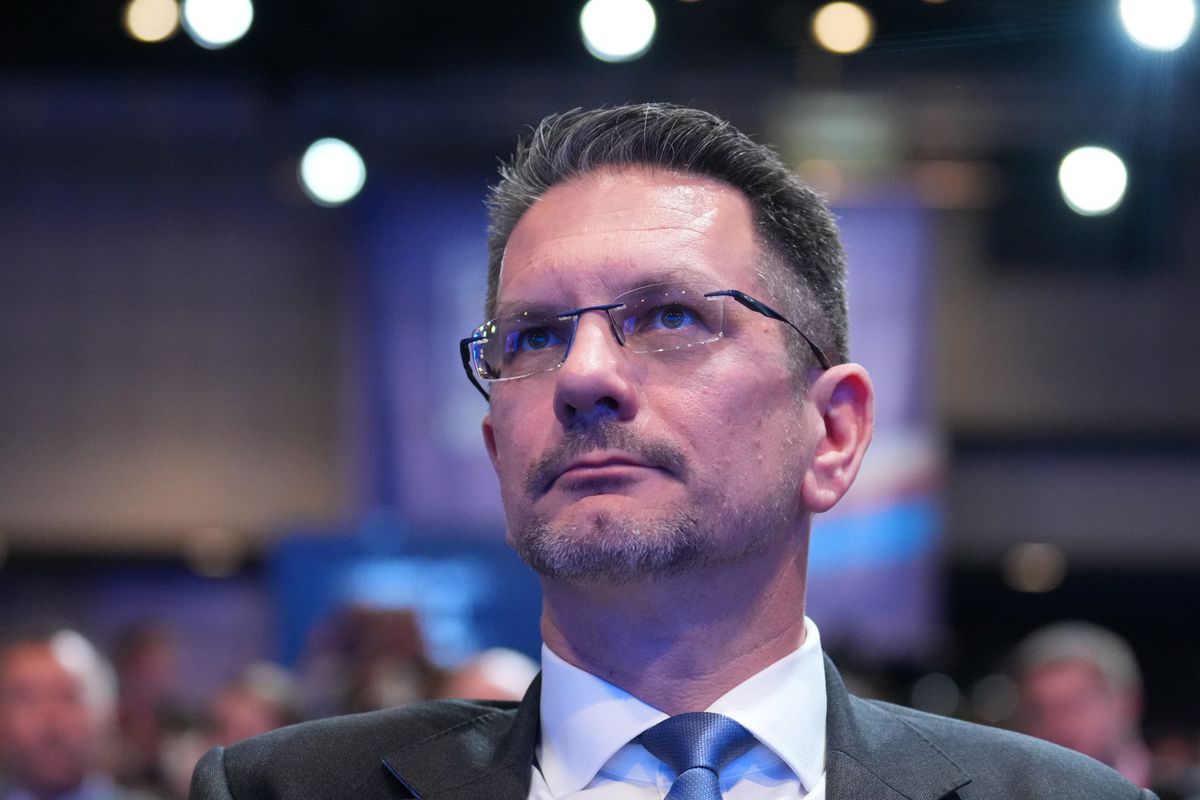 Conservative Steve Baker awkwardly told he has less than one per cent chance of keeping his seat live on air