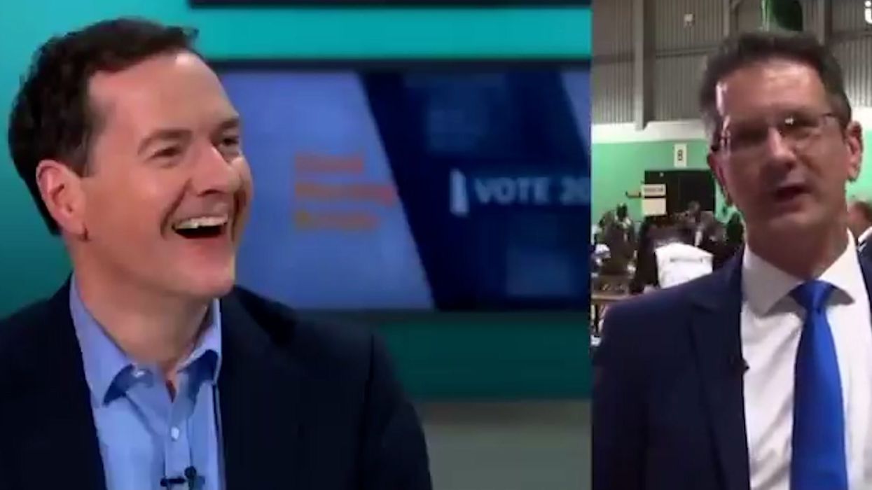 Steve Baker has a go at George Osborne unaware he's speaking to Ed Balls