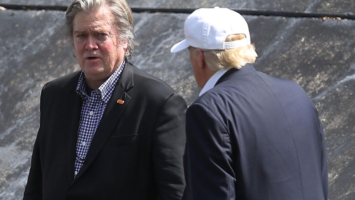 Steve Bannon has been accused of supporting white nationalist views