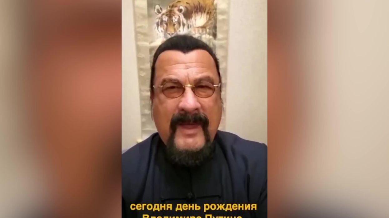 Steven Seagal describes Putin as one of 'greatest world leaders' in birthday video
