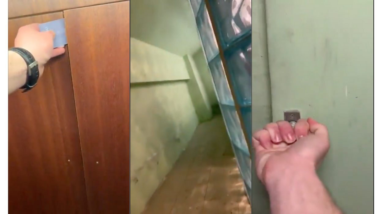 Stomach-dropping moment man finds hidden corridors in his hotel rooms