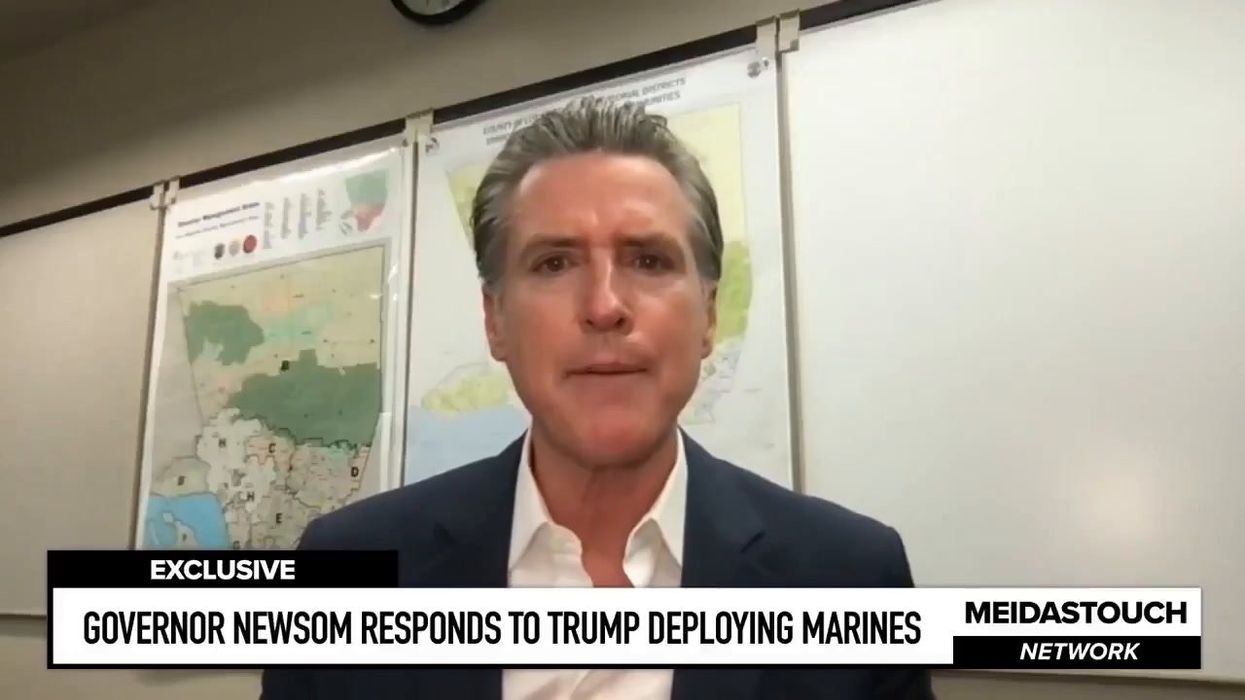 Newsom tells Trump to 'stop messing with 4 year olds' in brutal LA protests response