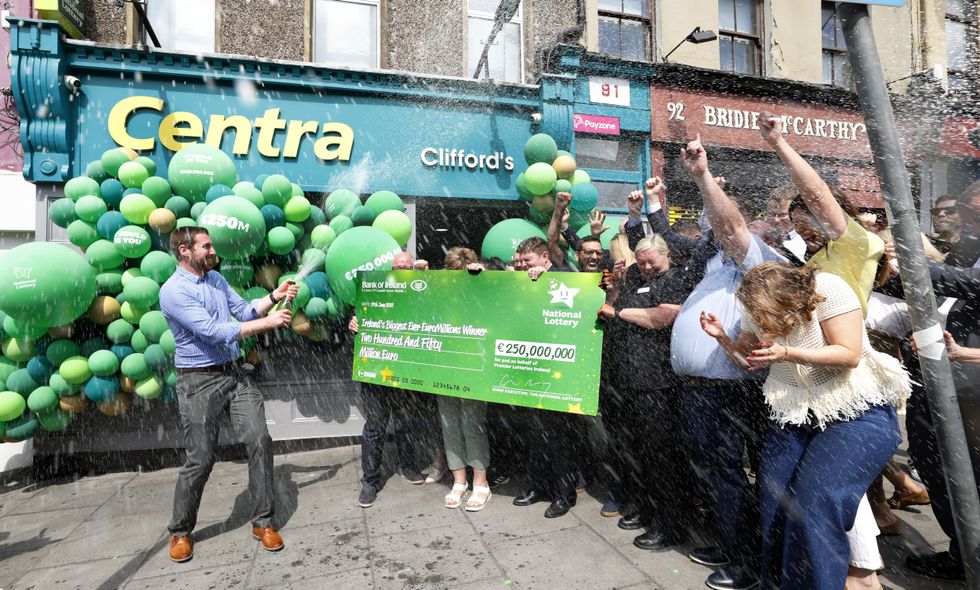Irish family claims ‘surreal’ 250m euro EuroMillions jackpot