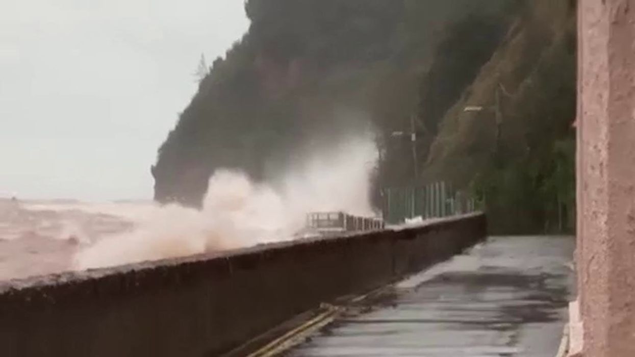 Most dramatic Storm Babet footage as 'month's worth of rain' pummels UK – LIVE