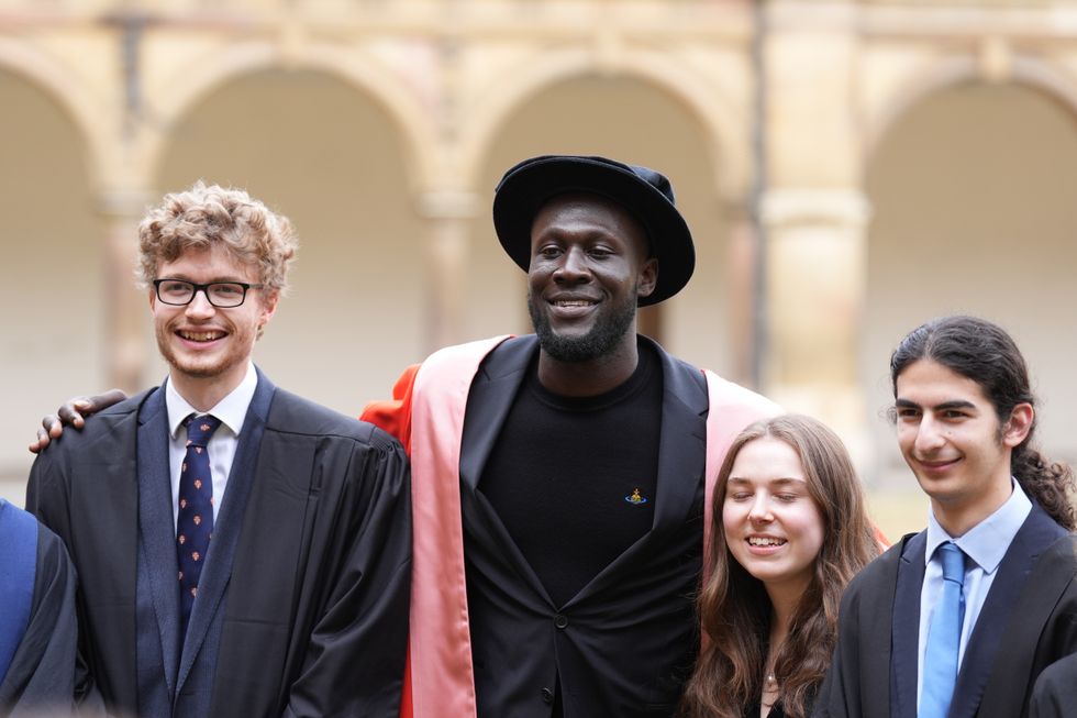 Stormzy awarded honorary degree by Cambridge for work supporting black students