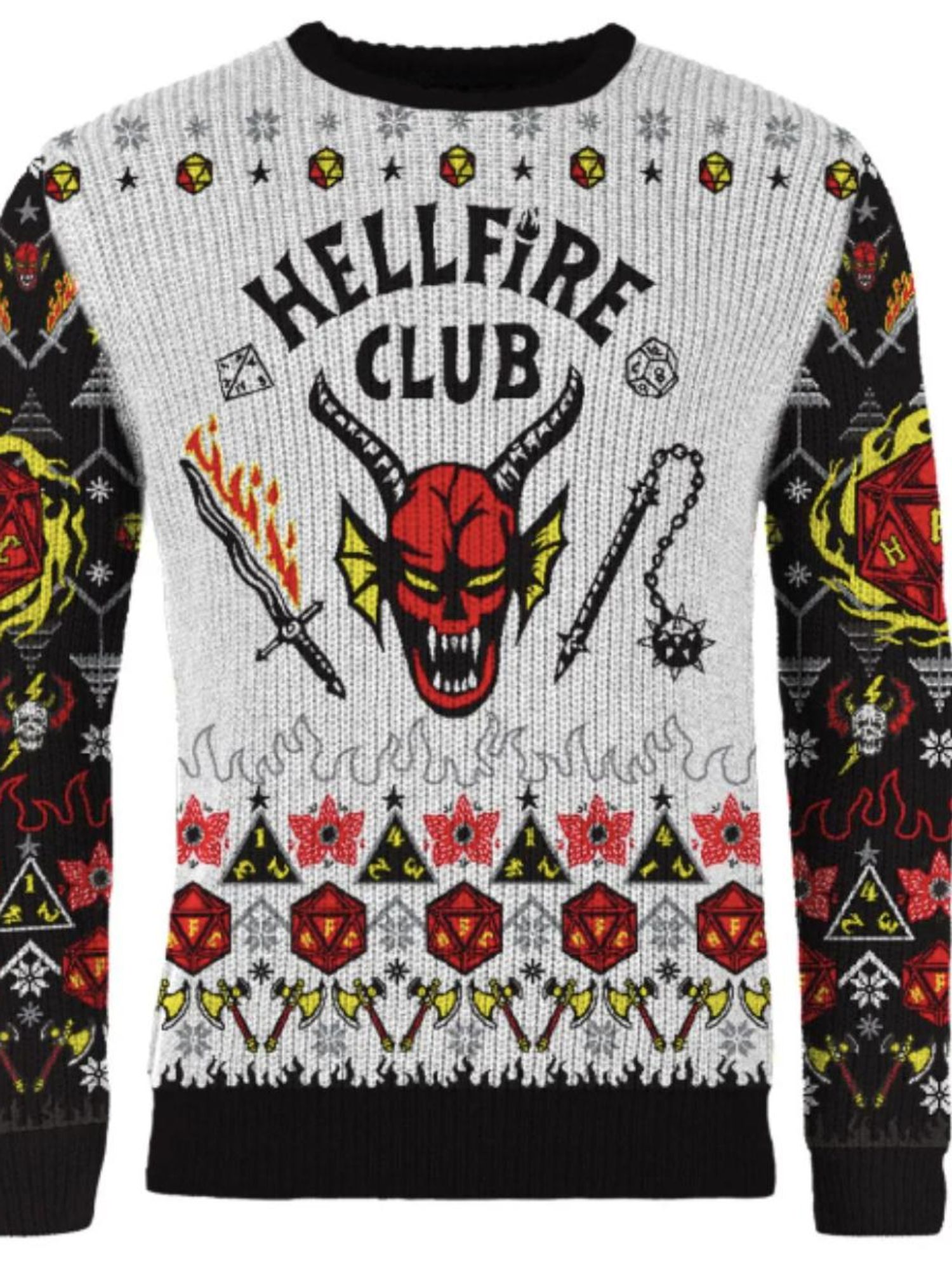 The Stranger Things Hellfire Club Christmas sweater you need to haunt the holidays