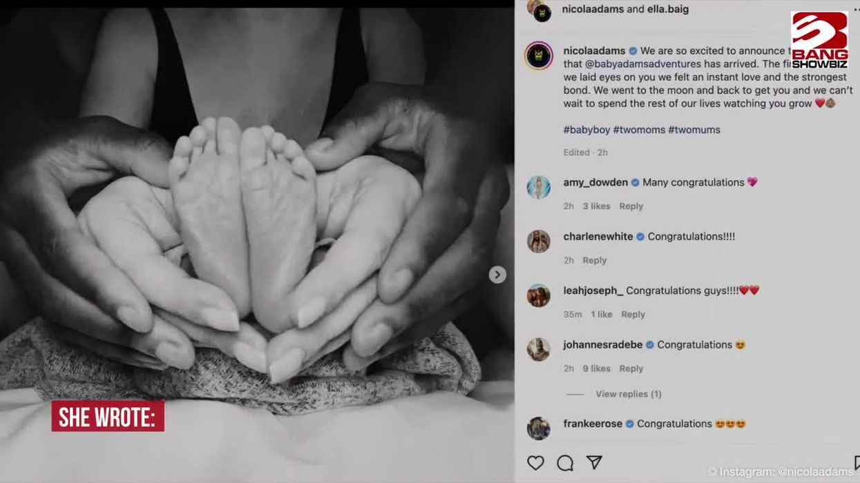 Olympian Nicola Adams and Ella Baig reveal name of their first child