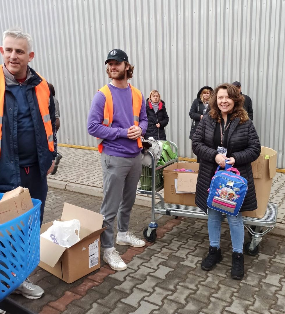 Stuart and Neil with Marta Szyjkowska