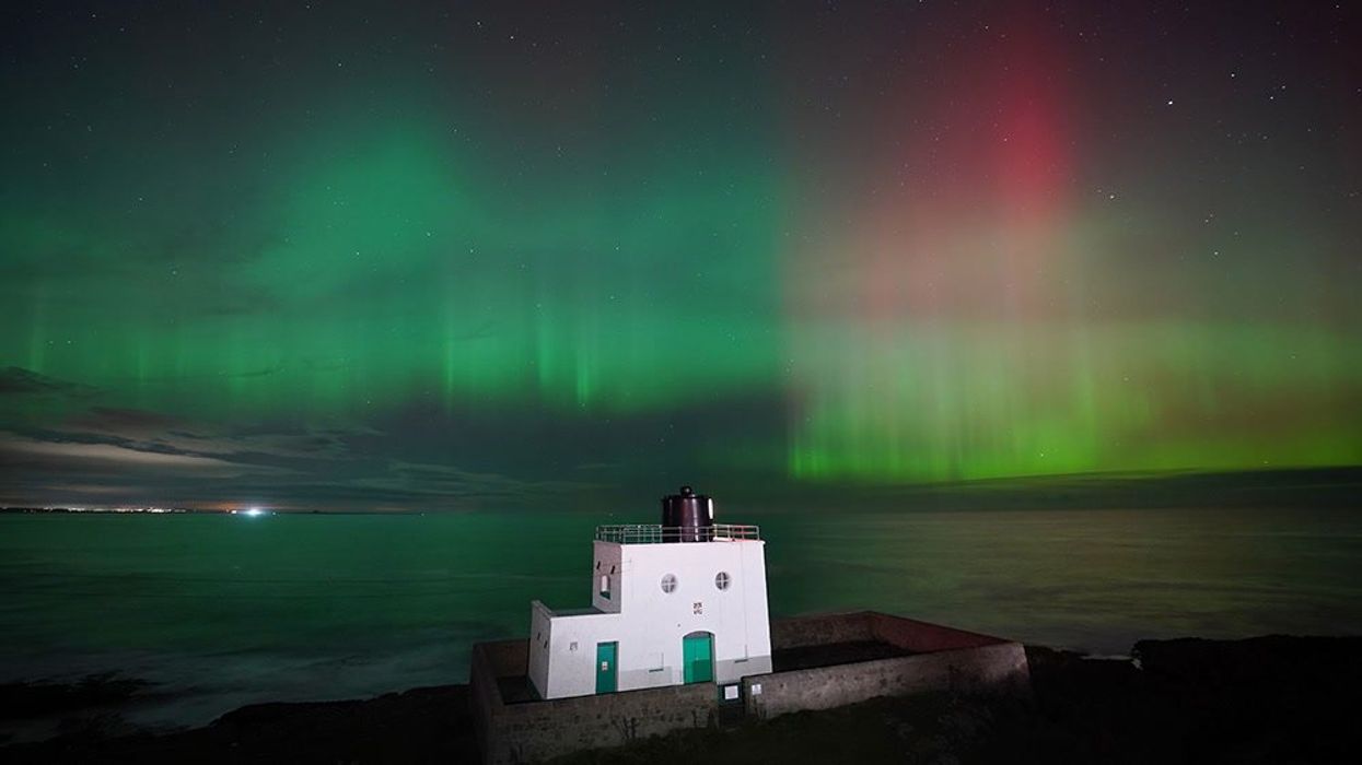 'Impossible' orange auroras fill UK skies after solar storm smashes into Earth