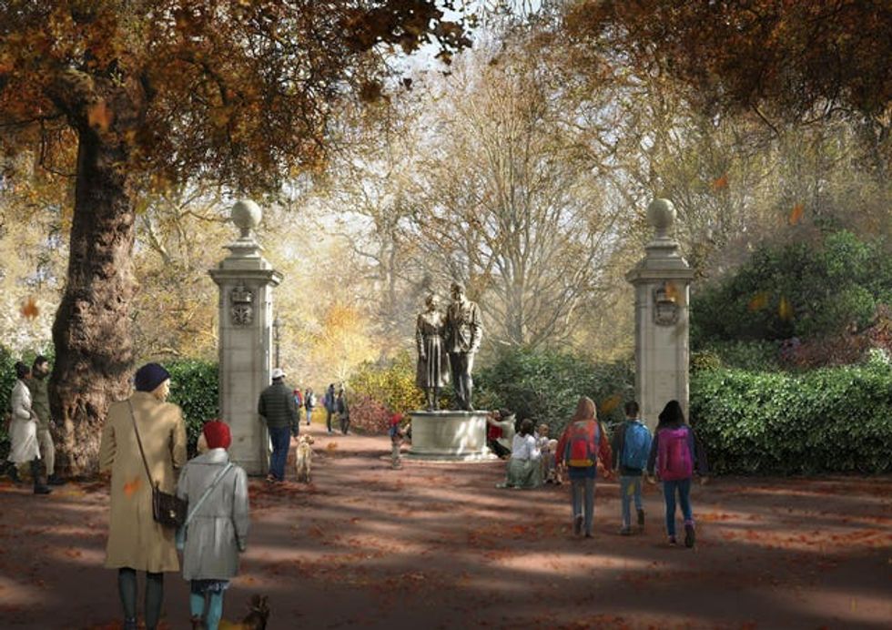 Suggestions for the new Prince Philip Gate as part of the winning design