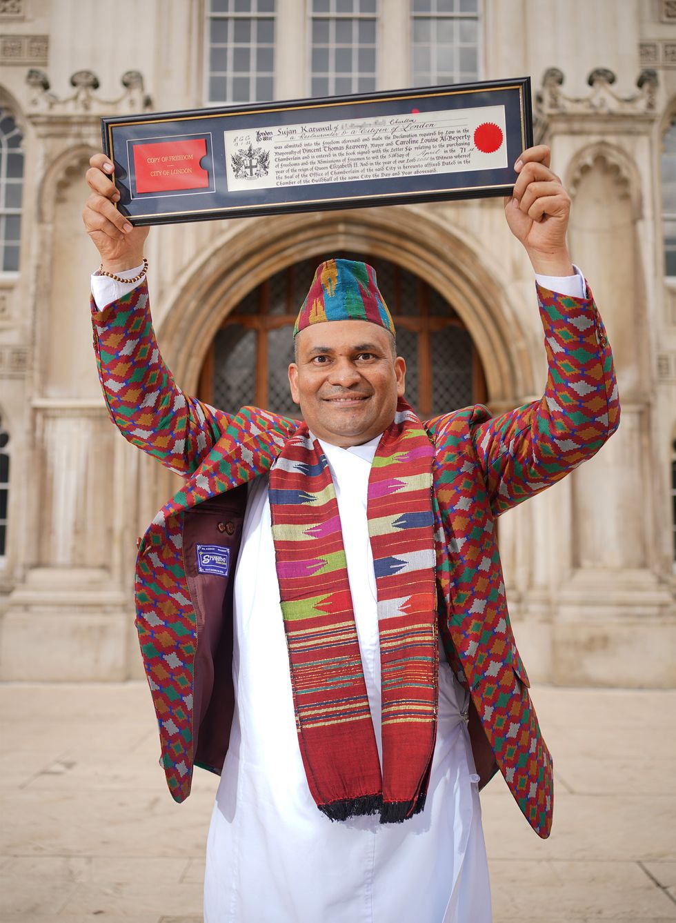 Restaurant owner who delivered 100,000 lockdown meals named Freeman of the City