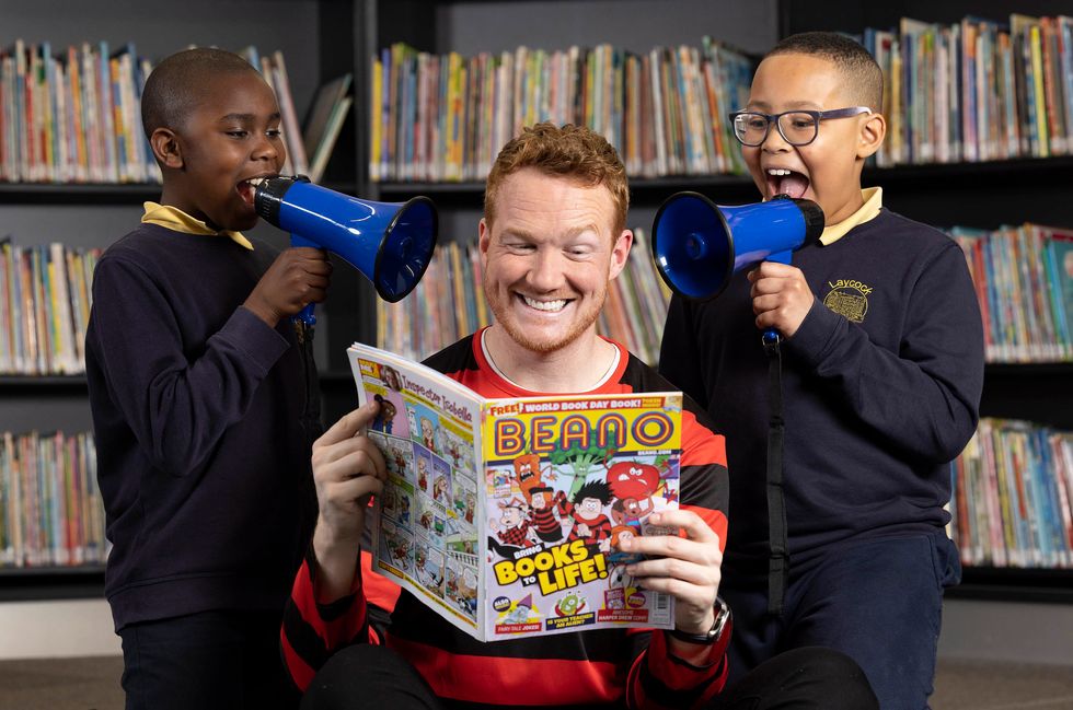 Olympian Greg Rutherford and Beano reveal World Book Day collaboration