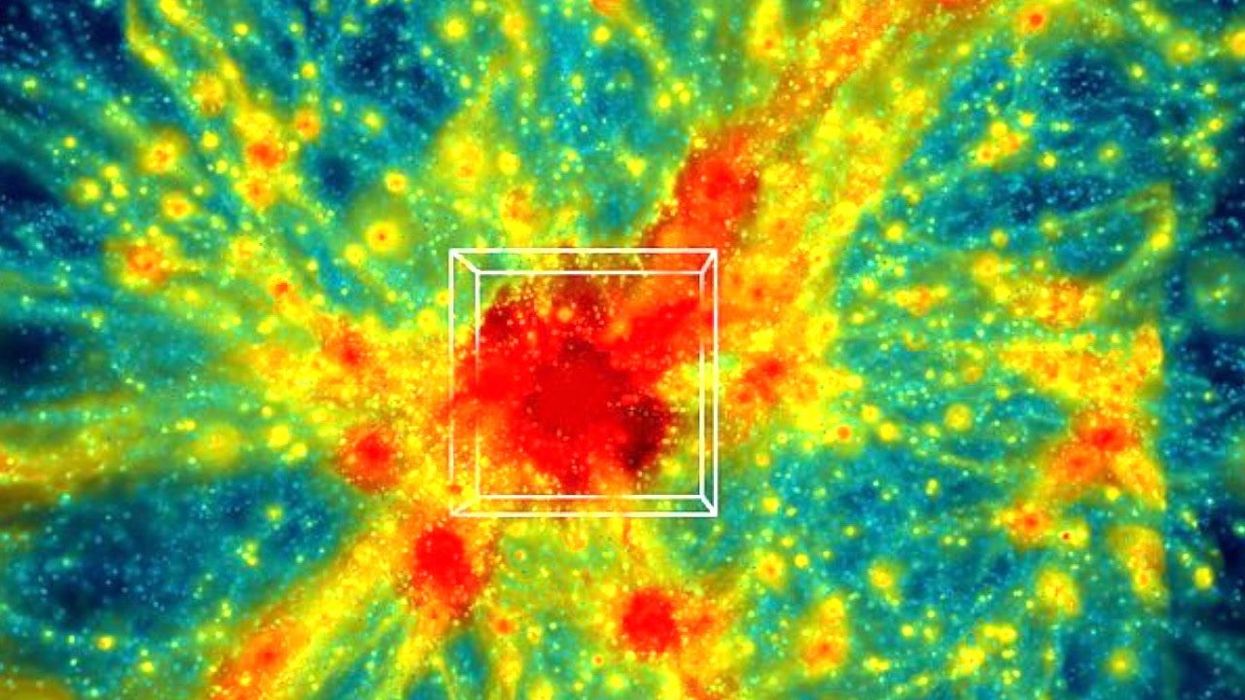 The biggest simulation of the universe ever produced is mind-boggling in scale