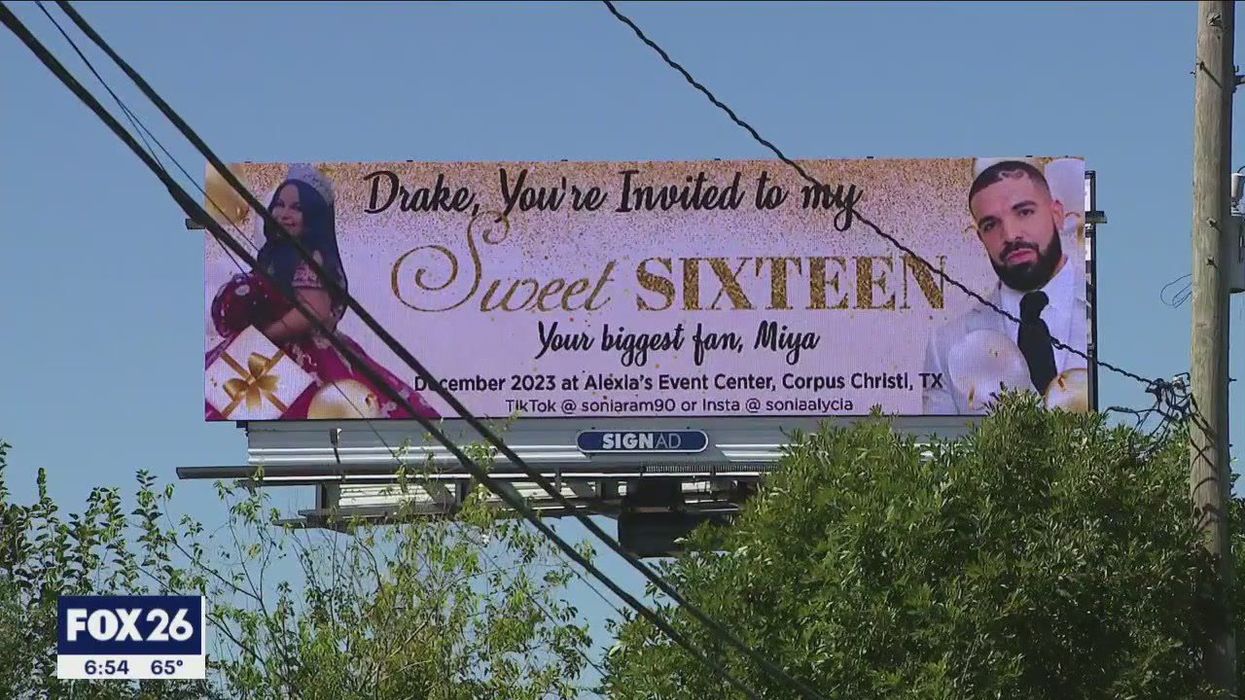 Drake fan invites rapper to 16th birthday bash using giant billboard