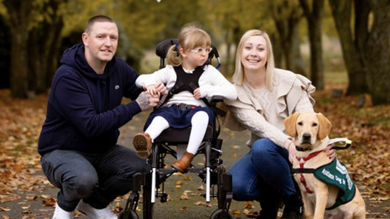 Support dog Merlin has ‘brought magic’ into lives of lottery winners