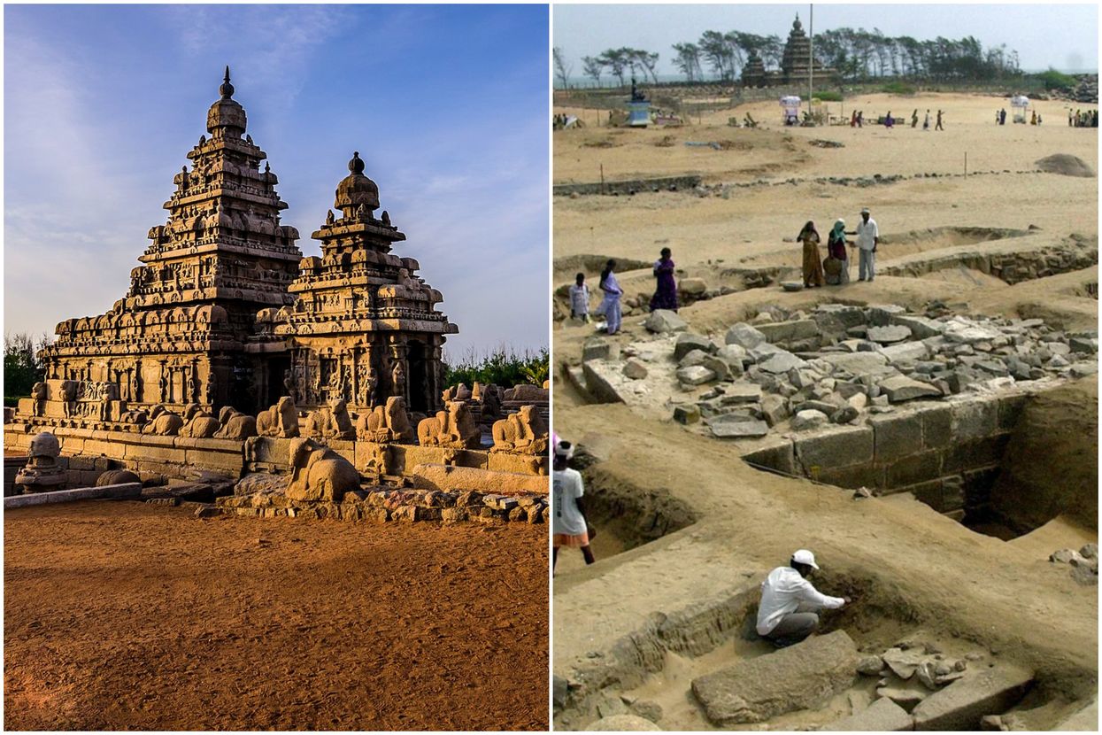 Legendary lost city buried in the sea emerges after devastating tsuami