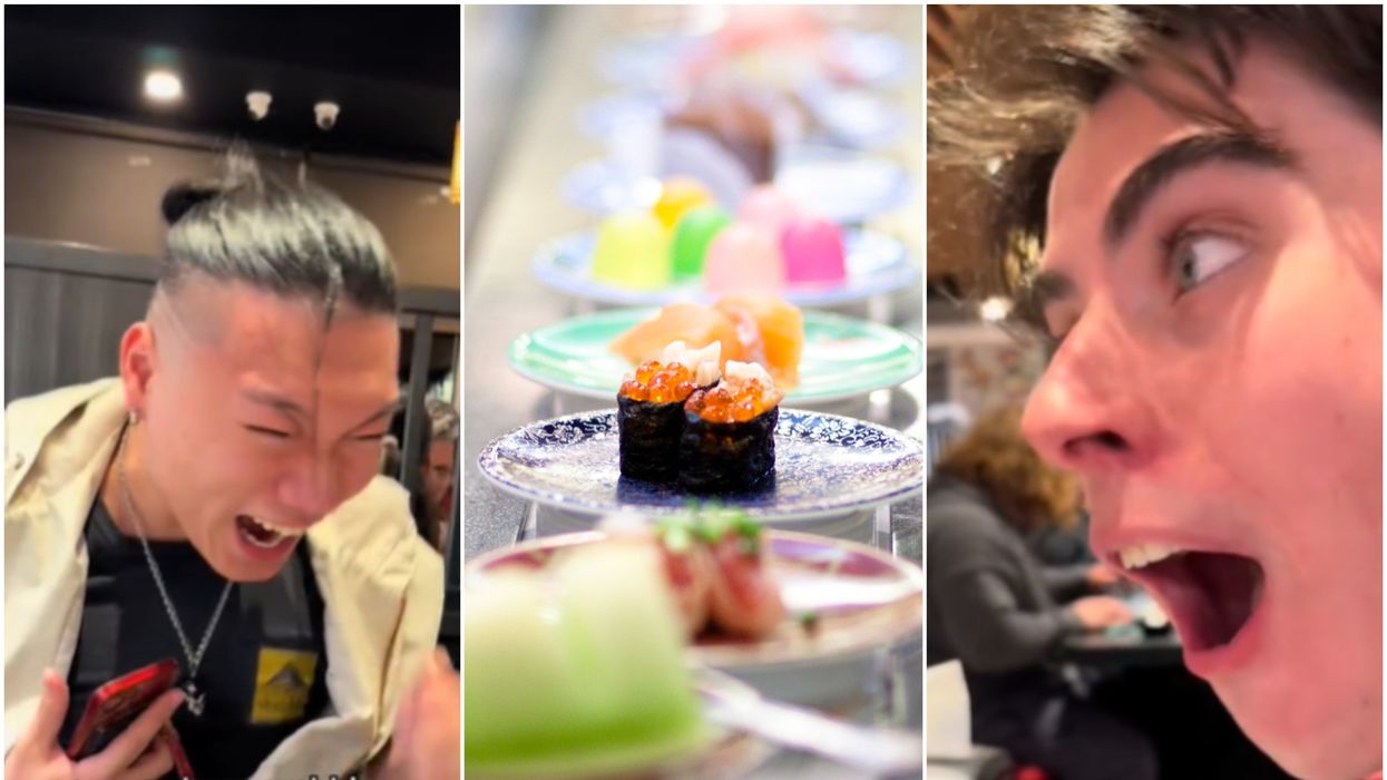 Sushi restaurant customers shocked after receiving bill