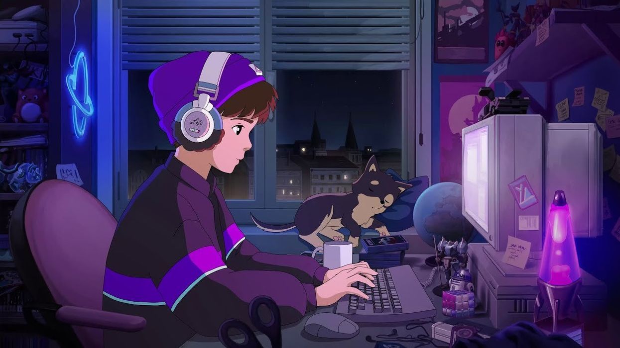 Lofi Girl has a new companion - Synthwave Boy