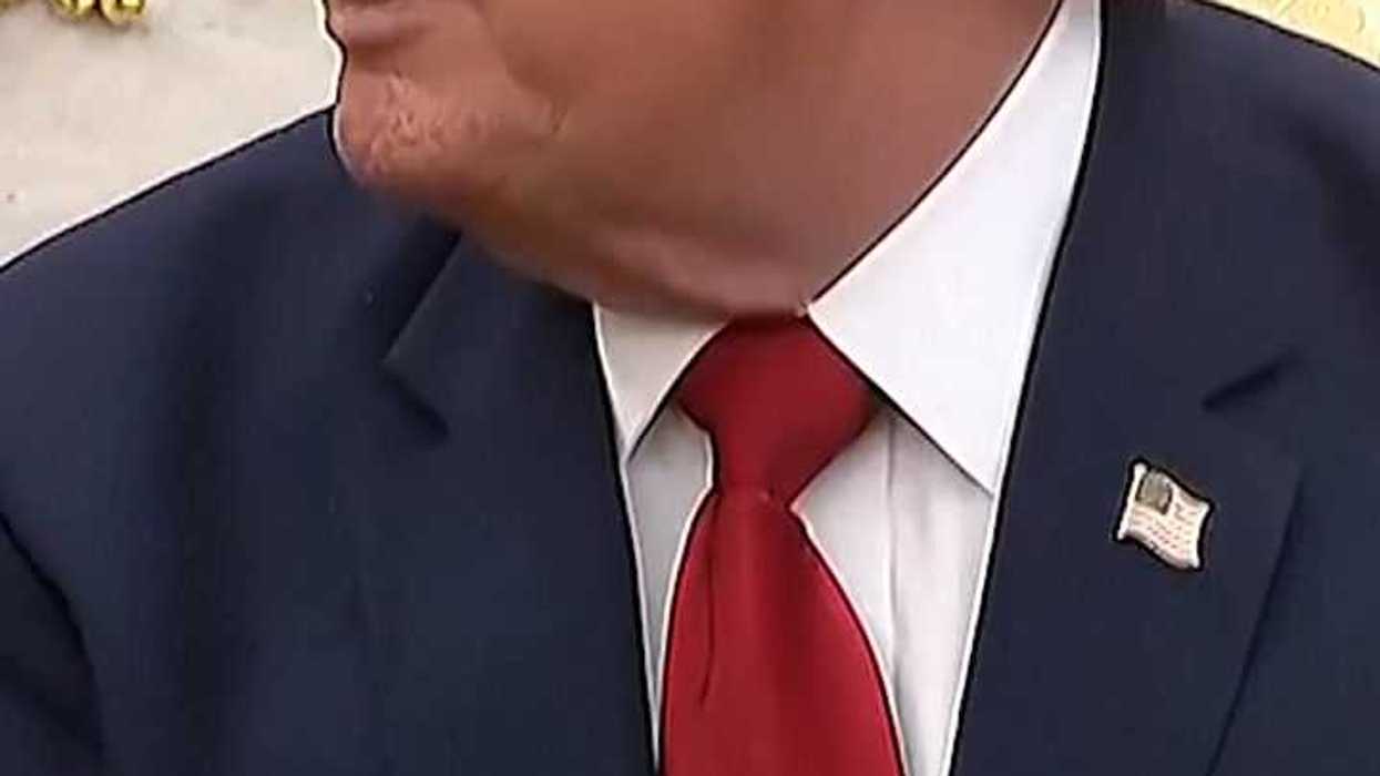 Trump’s latest golden update to White House spotted online