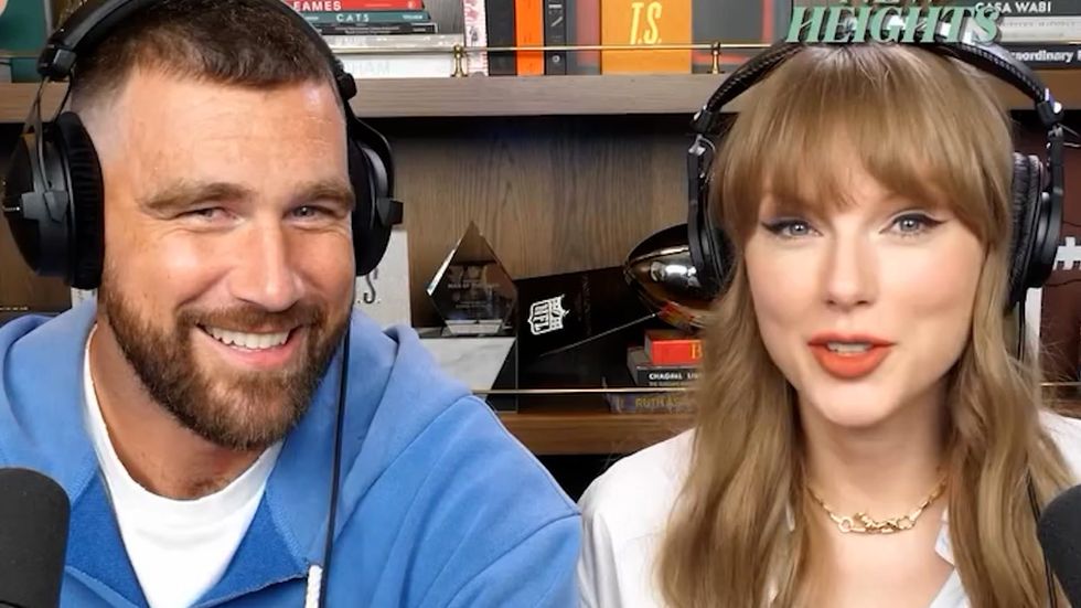 Taylor Swift announces new album The Life of a Showgirl on boyfriend Travis  Kelce's podcast