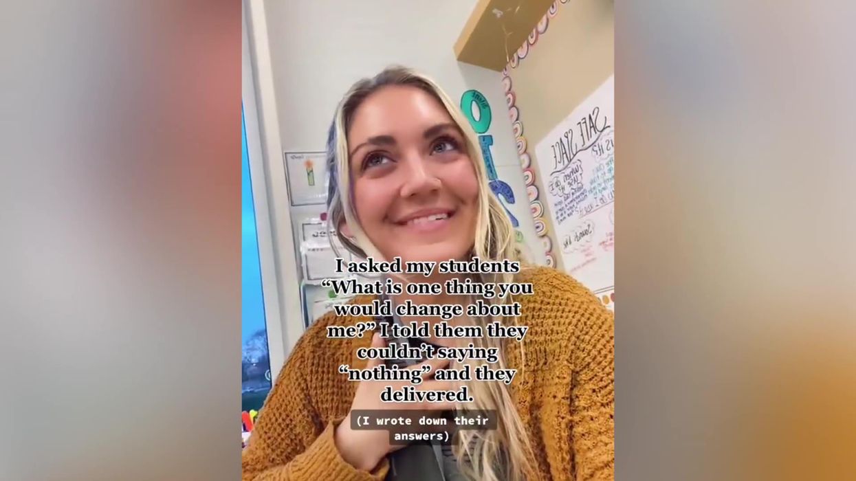 Teacher gets savage response when she asks her pupils what they would change about her