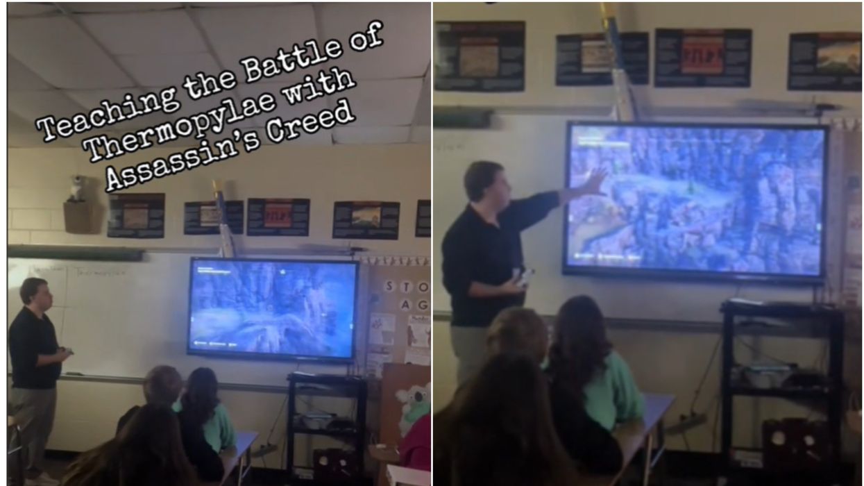 Teacher goes viral after using Assassin's Creed to teach history