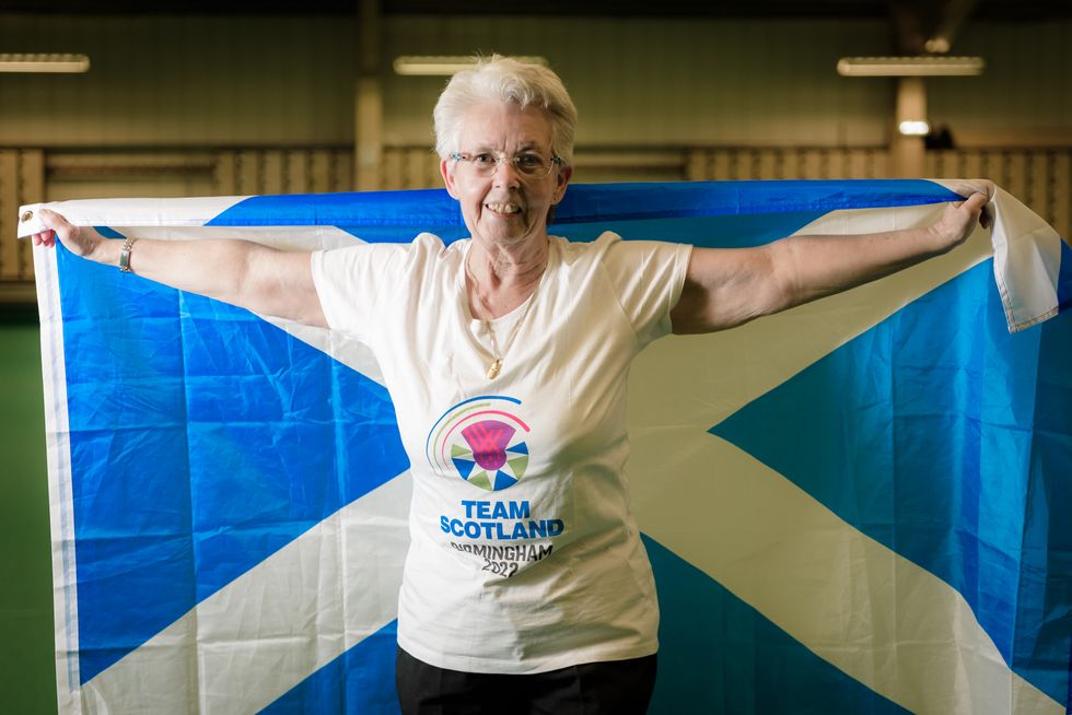 Rosemary Lenton relishing her Commonwealth Games debut at the age of 72