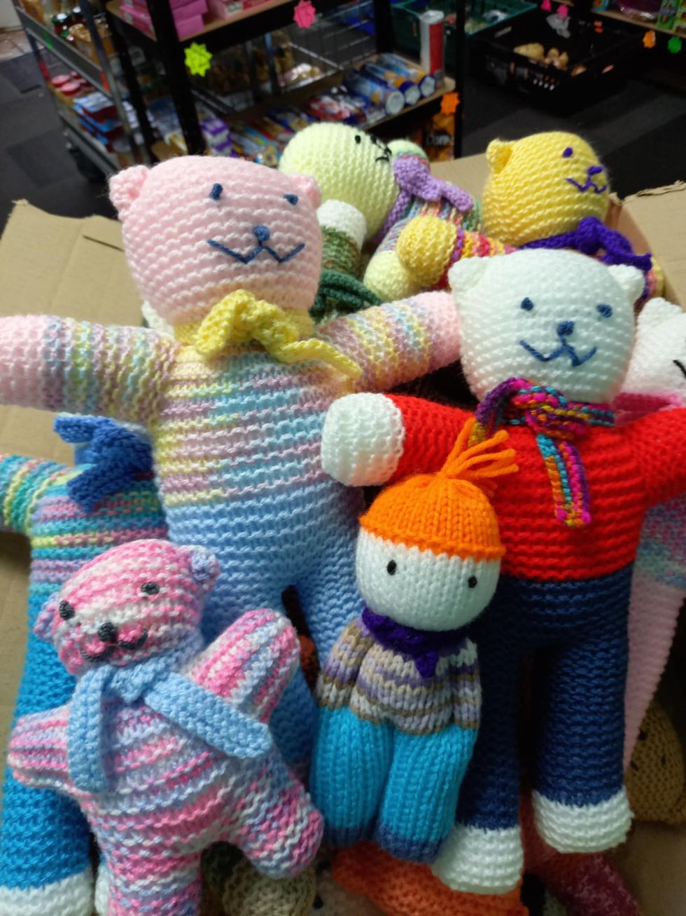 Teddy bears in bundle