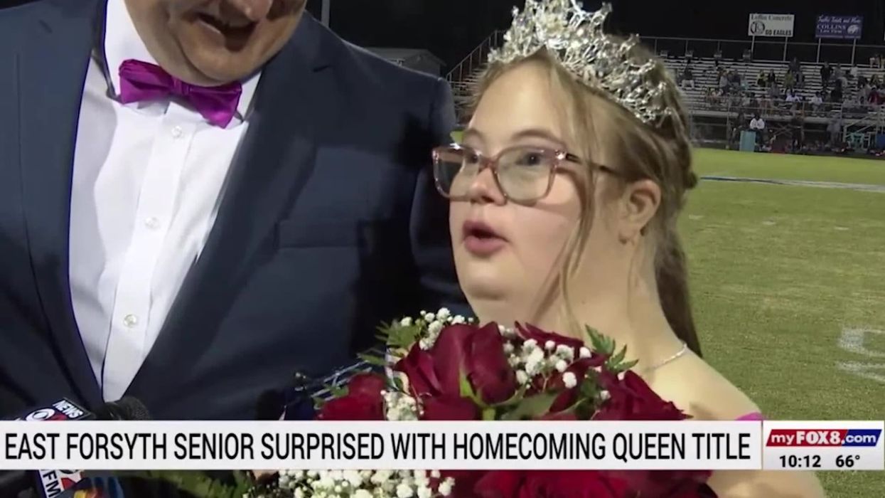 Teen with Down's syndrome's sweet reaction to being named prom queen goes viral